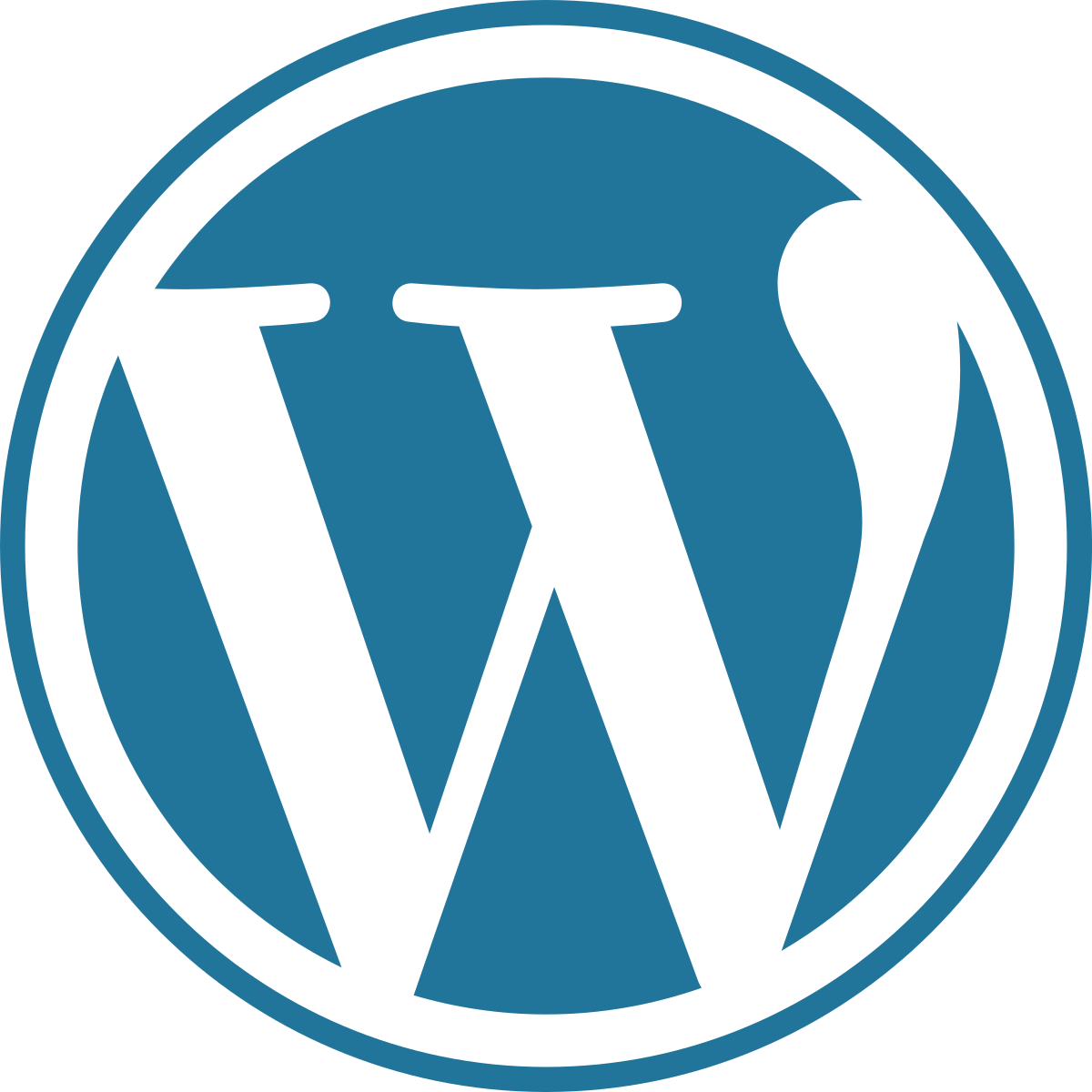 WordPress blue logo.svg